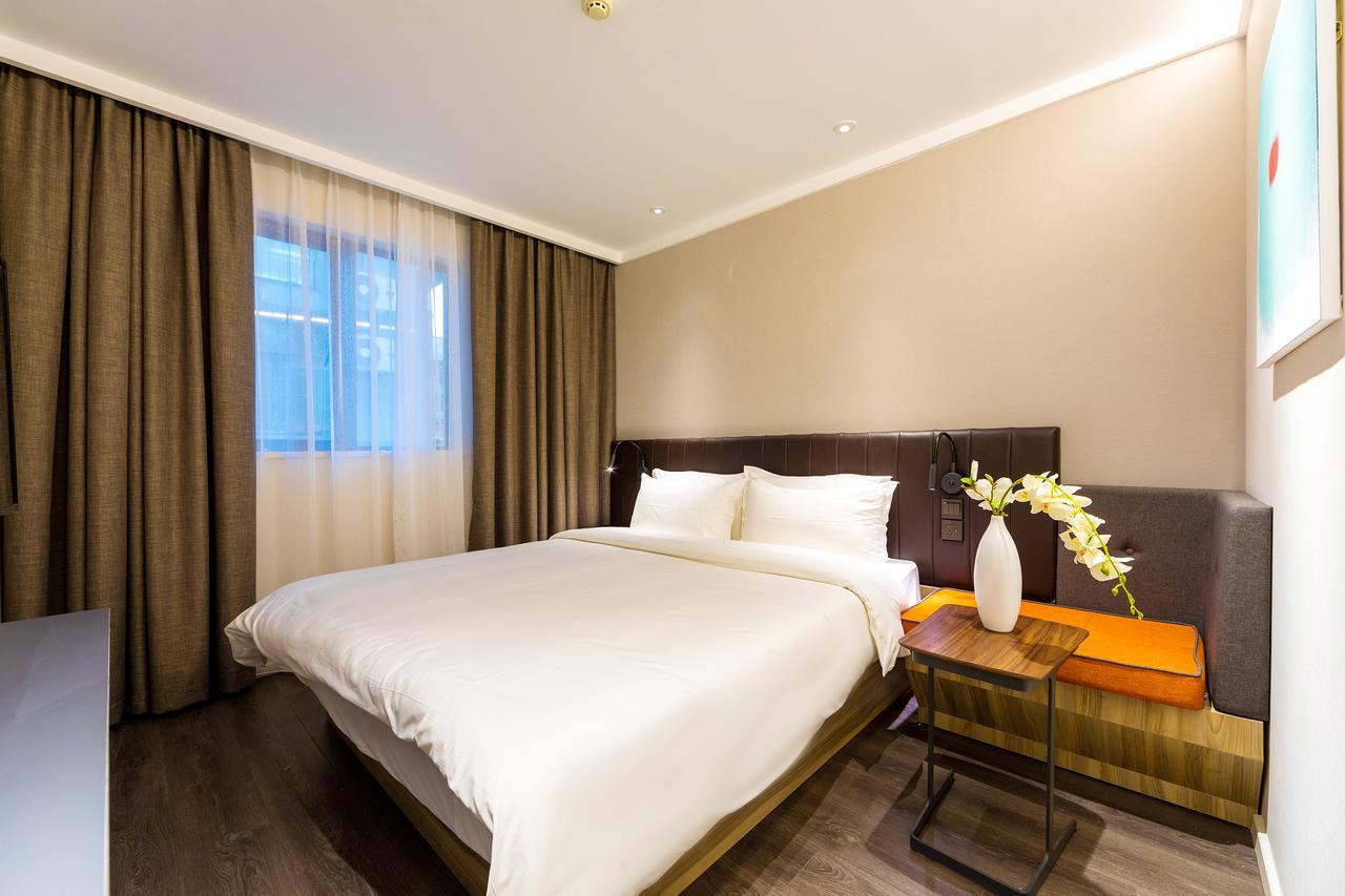 Hanting Premium Hotel Shanghai Dapu Bridge Riyueguang Shopping Mall Kültér fotó