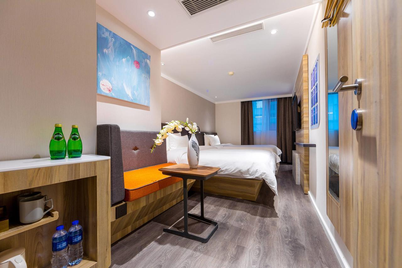 Hanting Premium Hotel Shanghai Dapu Bridge Riyueguang Shopping Mall Kültér fotó