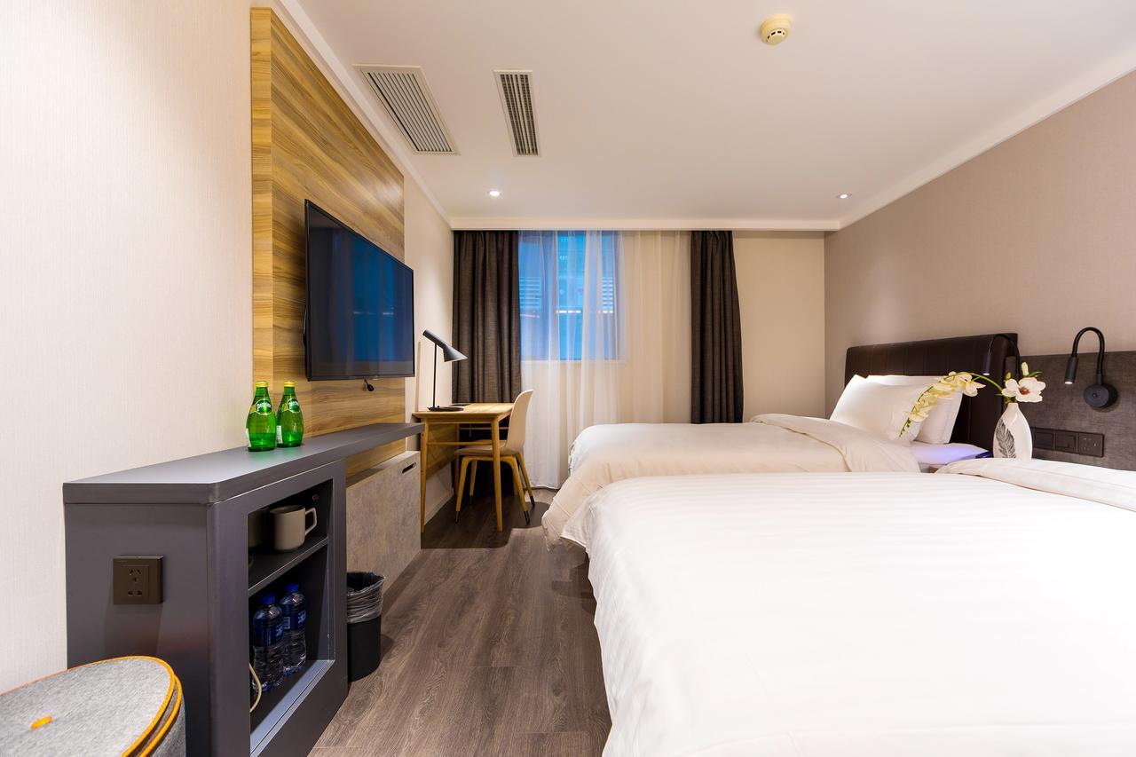 Hanting Premium Hotel Shanghai Dapu Bridge Riyueguang Shopping Mall Kültér fotó